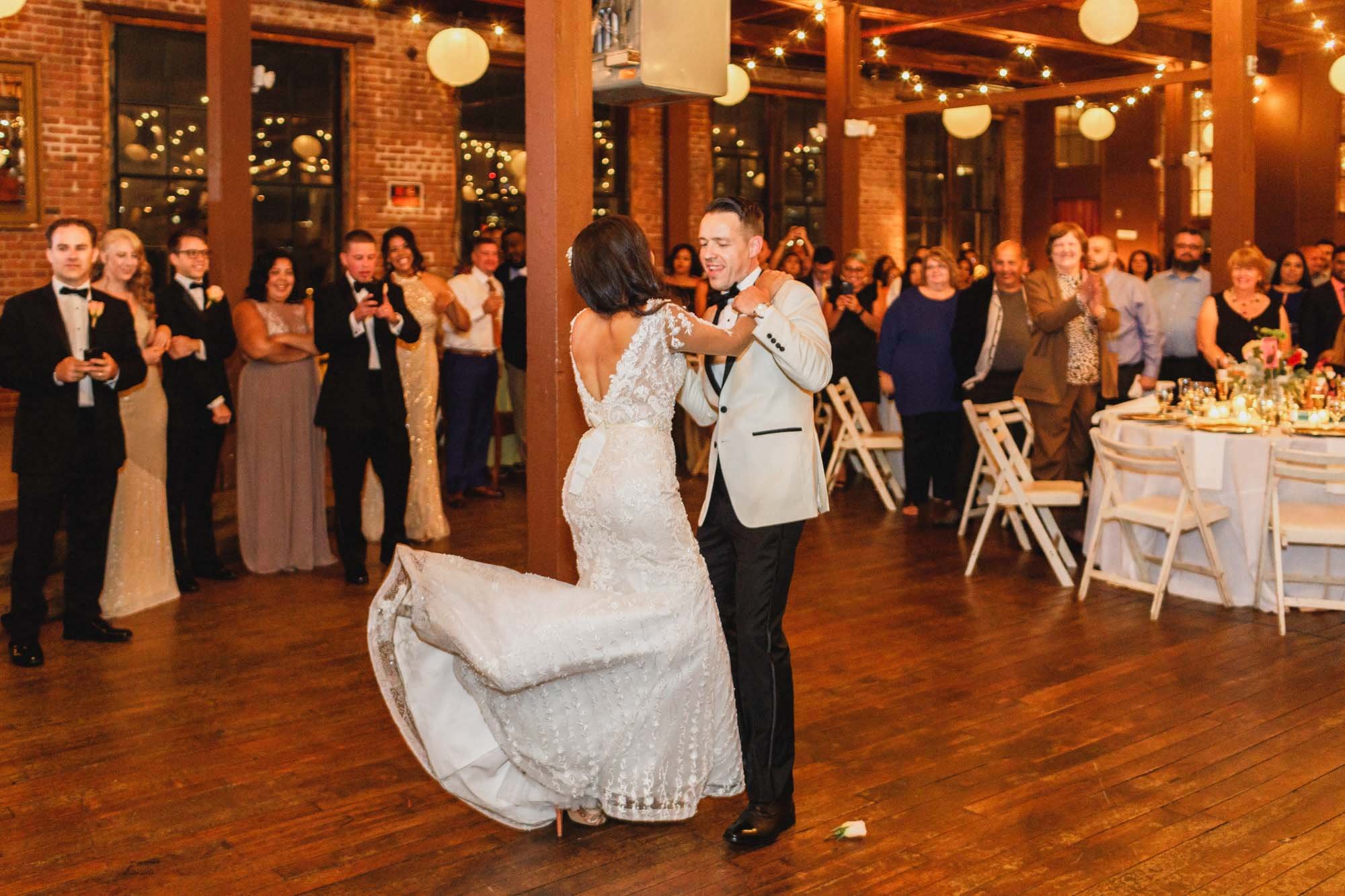 Melbourne wedding DJ - guests celebrating on dance floor